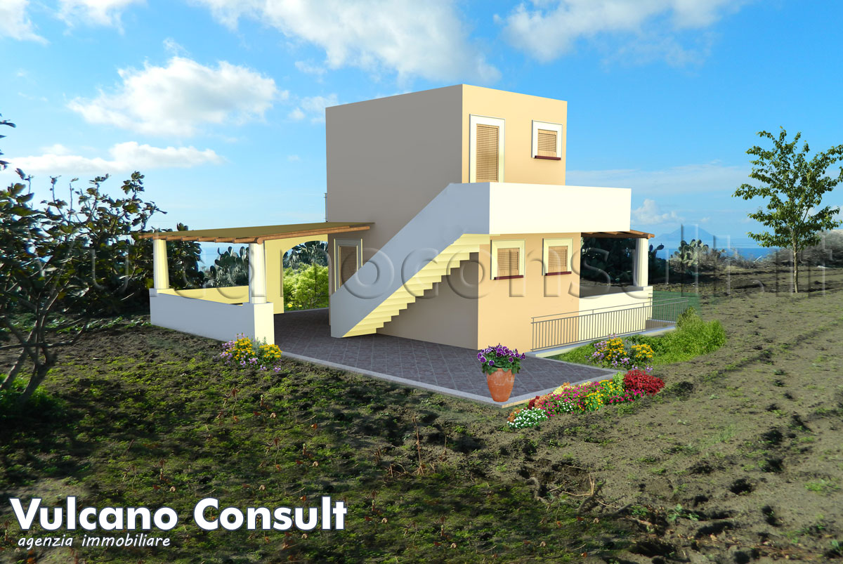 Terreno progetto per villetta Pianoconte Lipari