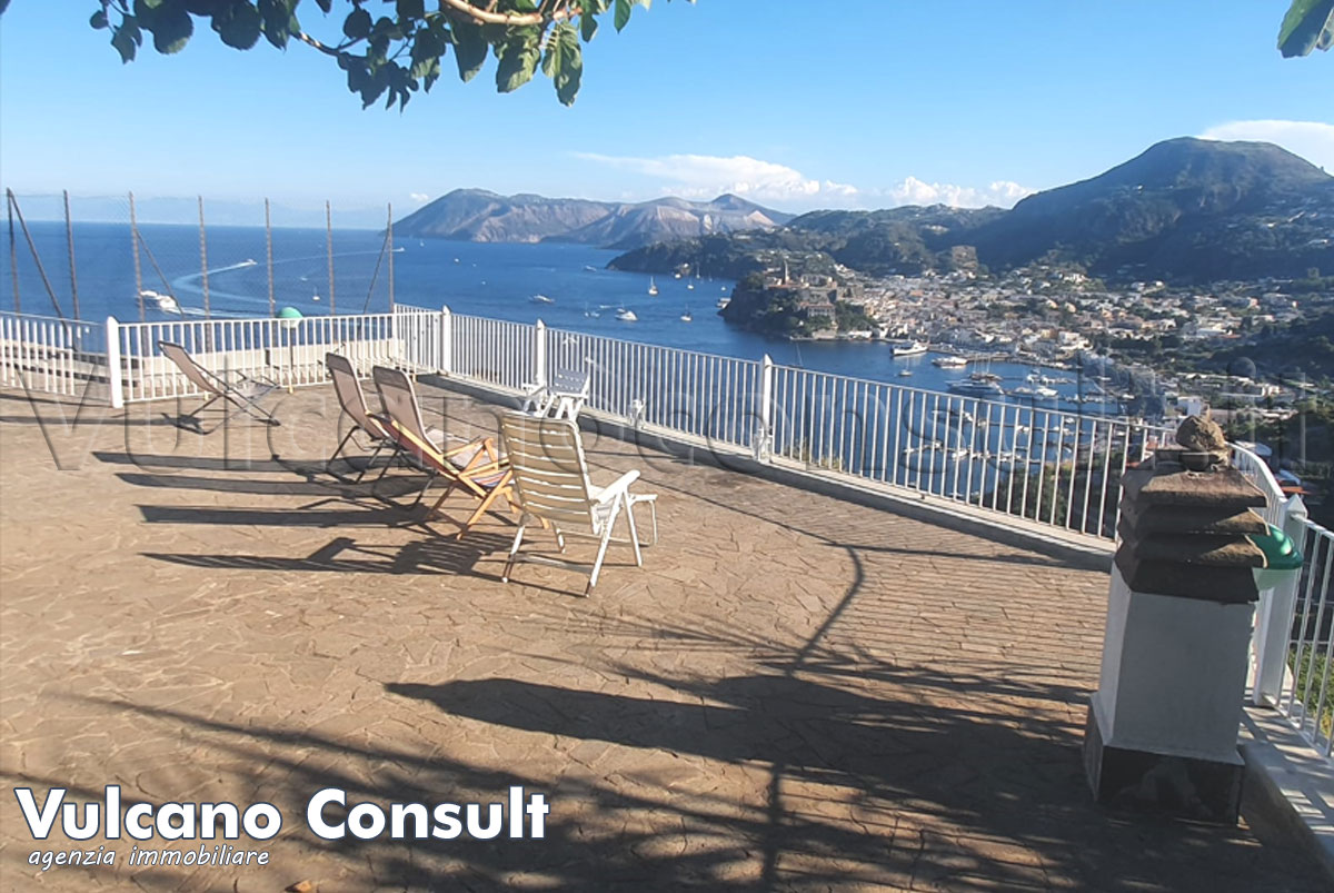 Villa vista mare Serra Lipari